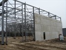 Almamat Jan Haenraets, Dave De Busschere, industriebouw, kantoor - brandwand in prefab beton